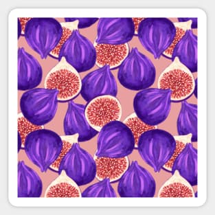 Fig Fruit Pattern Sticker